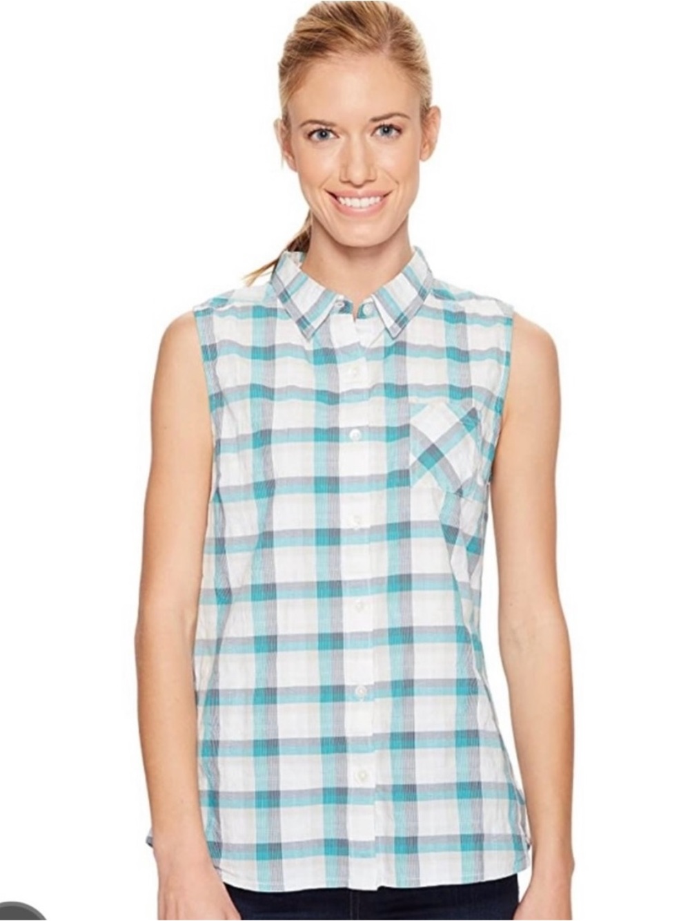 Prana Lexi Button Down in Mood Indigo
XS